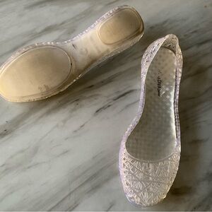 Wild Diva Women's Clear Flats